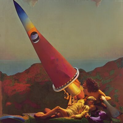1. Adventure rocket ship, the lover and the slave 2. The skeletons of spacemen, unzipper me with love