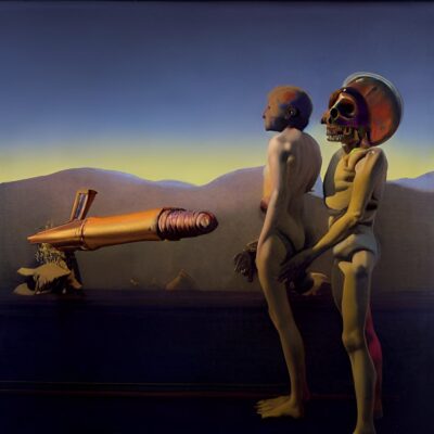 1. Adventure rocket ship, the lover and the slave 2. The skeletons of spacemen, unzipper me with love