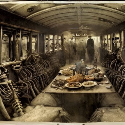 1.) It don't feel much like a fish without a pond. 2.) It don't feel much like a train without a buffet car.